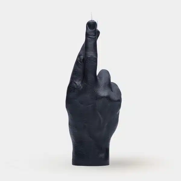 A purple candle shaped like a human hand with the middle finger raised, the F*ck You Candle combines bold Estonian design and attitude—an eye-catching statement piece ideal for Tallinn shopping enthusiasts. Gate21.ee