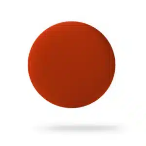 Single - Red features a solid red circle centred on a plain white background with a faint shadow, capturing bold simplicity and the distinctive style of concept shops known for unique ideas. Gate21.ee