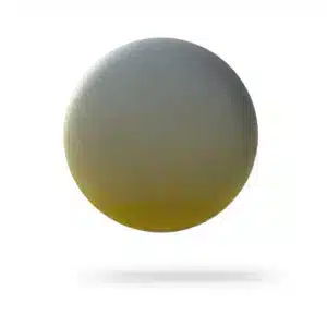 Single – Fade Yellow: A smooth, flat, circular object featuring a metallic silver-to-gold gradient inspired by Estonian design, centred on a white background with a faint shadow—perfect for gift shop displays. Gate21.ee