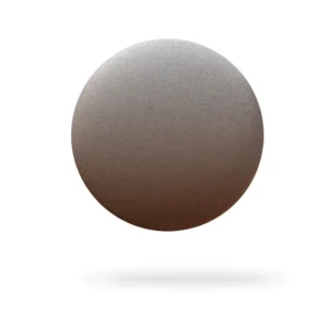 The Single – Fade Black features a single, round metallic disc with a gradient from silver at the top to bronze at the bottom, set against a white background with a soft shadow—ideal for unique ideas or concept shop inspiration. Gate21.ee
