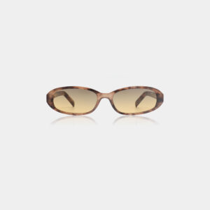 Discover unique ideas on your Tallinn shopping spree with MACY - Coquina: oval-shaped sunglasses featuring brown tortoiseshell frames and matching light brown tinted lenses—an ideal stylish find from any local gift shop. Gate21.ee