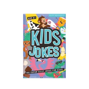 Kids Jokes - Cards is a colourful deck with cartoon animals and objects on the cover. Includes 100 super silly jokes for kids, age 6+. From Gift Republic, creators of the Food and Drink Trivia Card Game. Gate21.ee